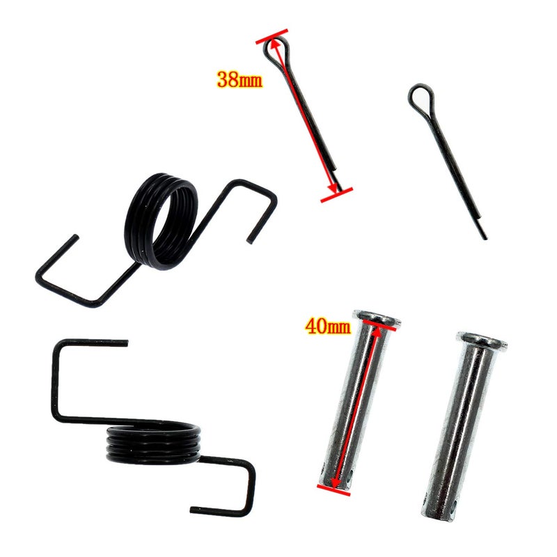YOFMOO PW50 PW80 Foot Pegs Rest Footpegs Compatible with Yamaha PW 50 80 BW80 1981-2015 DT50 RT100 RT180 T225S TT225T TTR110 TTR50E TTR90 TW200 WR200 WR250 WR500 XT225 XT250 XT350 XT600 YZ125 Black - Image 3
